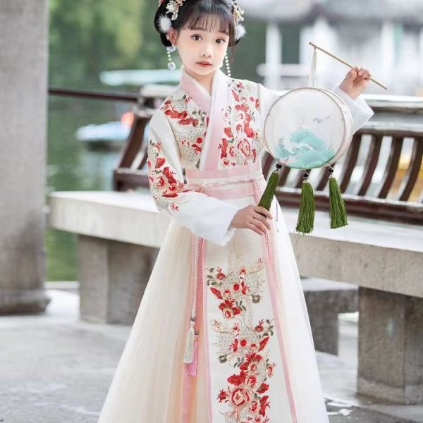 Chinese style evening dress for girls aged 6-9-152 - Image 3